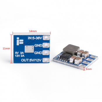 Płytka Bec IFLight Micro BEC 2-8S 5V / 12V